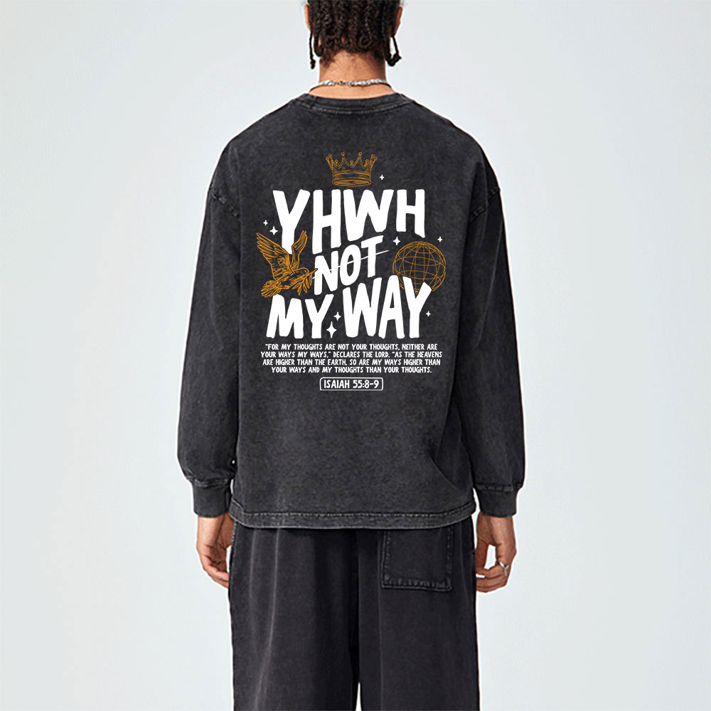 YHWH Washed Long Sleeve T-Shirt