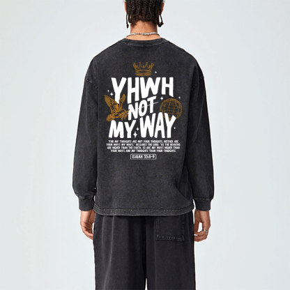 YHWH Washed Long Sleeve T-Shirt