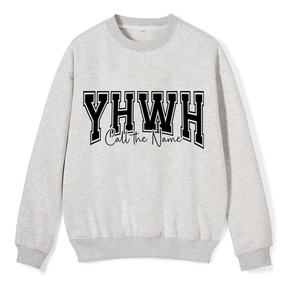 YHWH Christian Fleece Sweatshirt Sale - GuidingCross