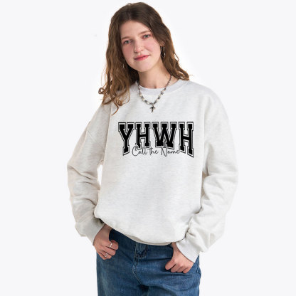 YHWH Christian Fleece Sweatshirt