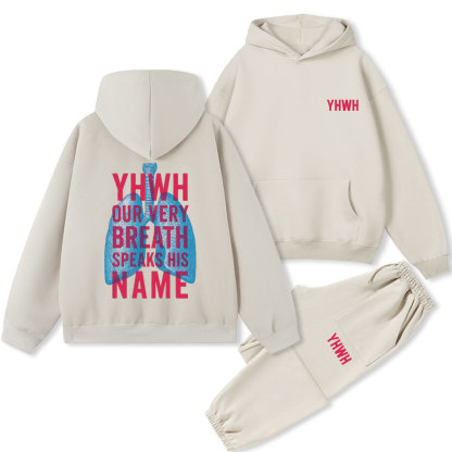 YHWH Christian Fleece Hoodie Set