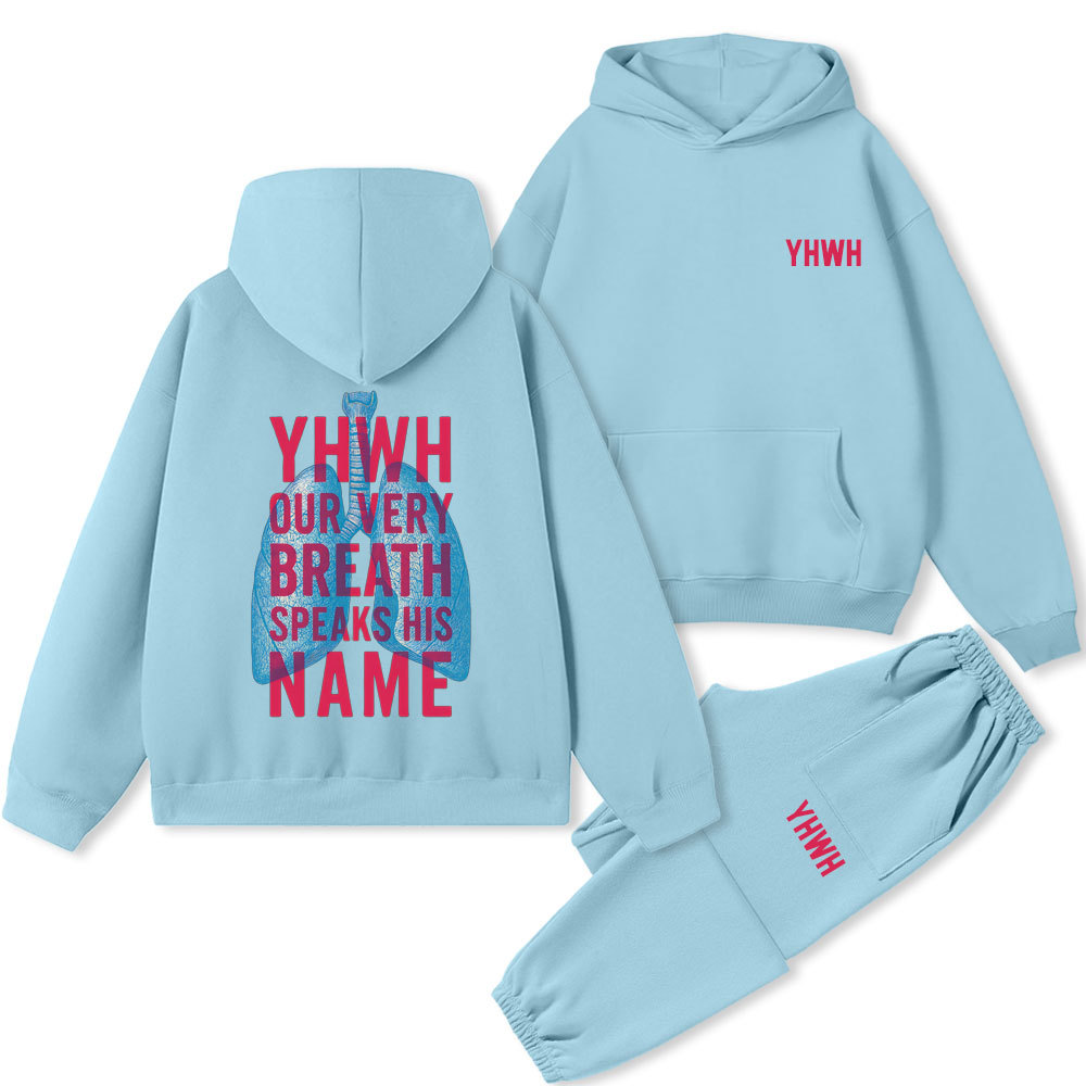 YHWH Christian Fleece Hoodie Set
