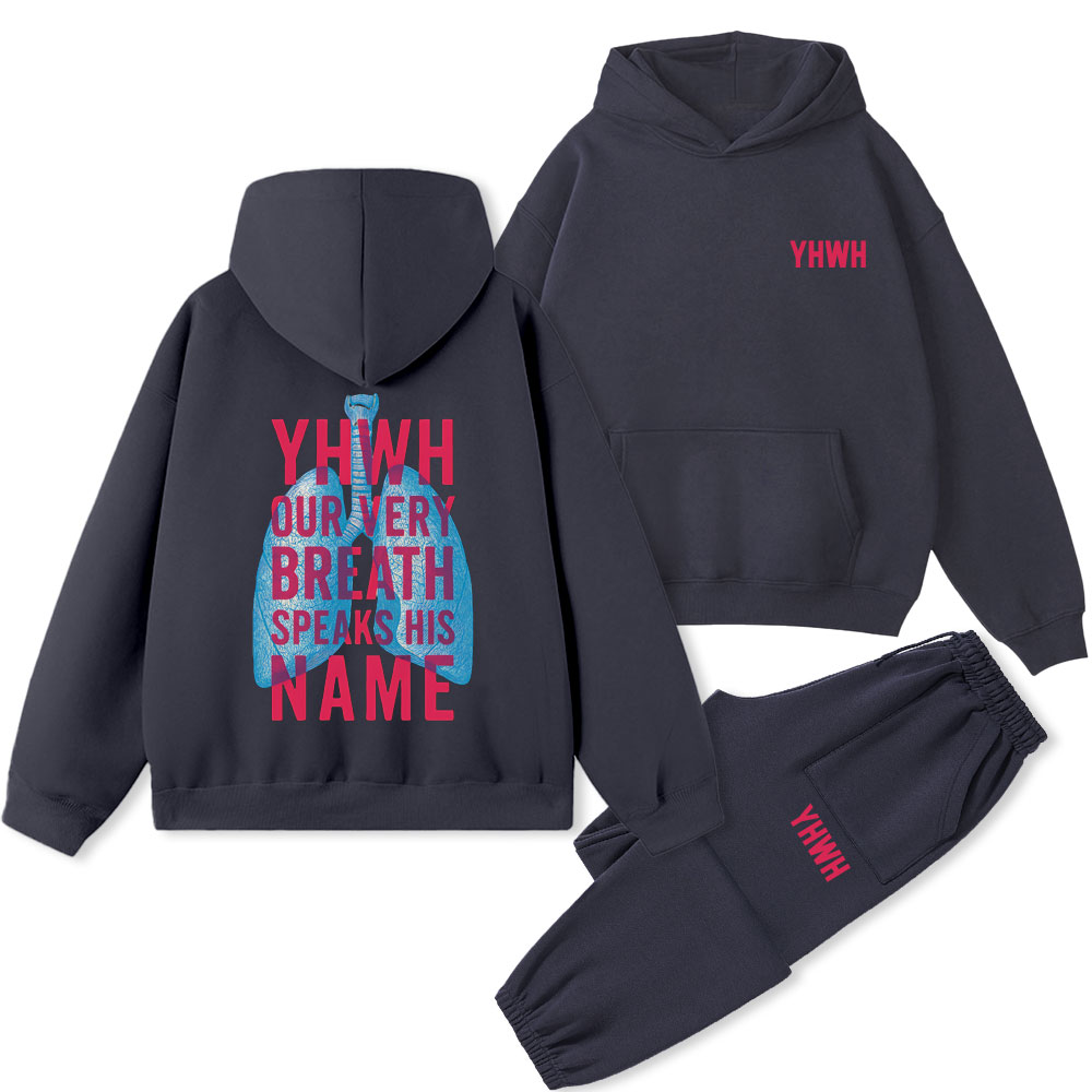 YHWH Christian Fleece Hoodie Set