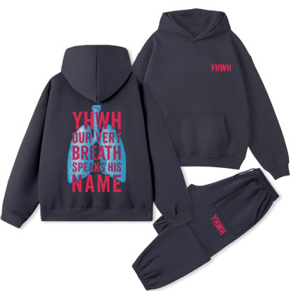 YHWH Christian Fleece Hoodie Set