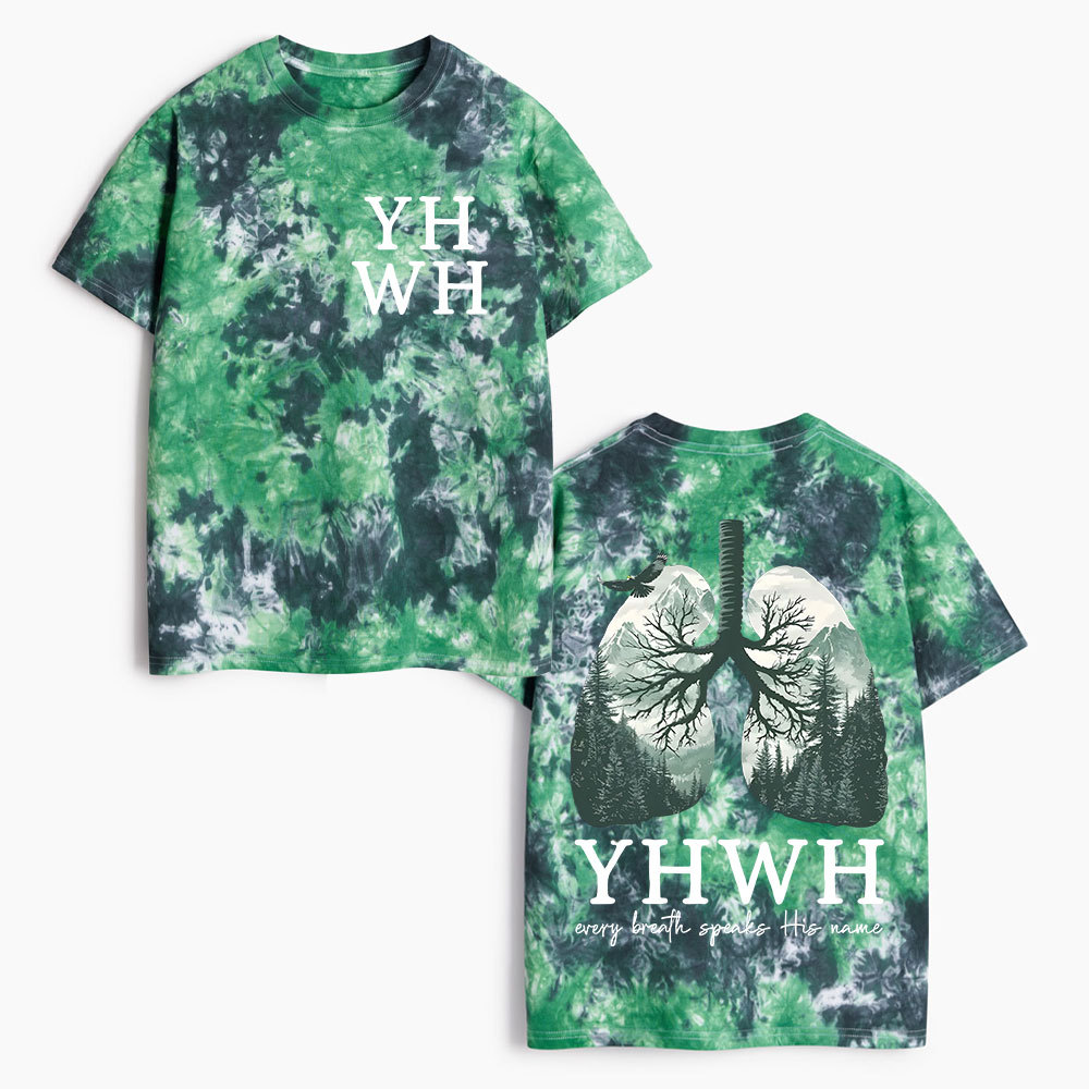 YHWH Christian Heavy Cotton Tie Dye T-Shirt