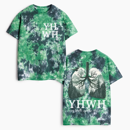 YHWH Christian Heavy Cotton Tie Dye T-Shirt
