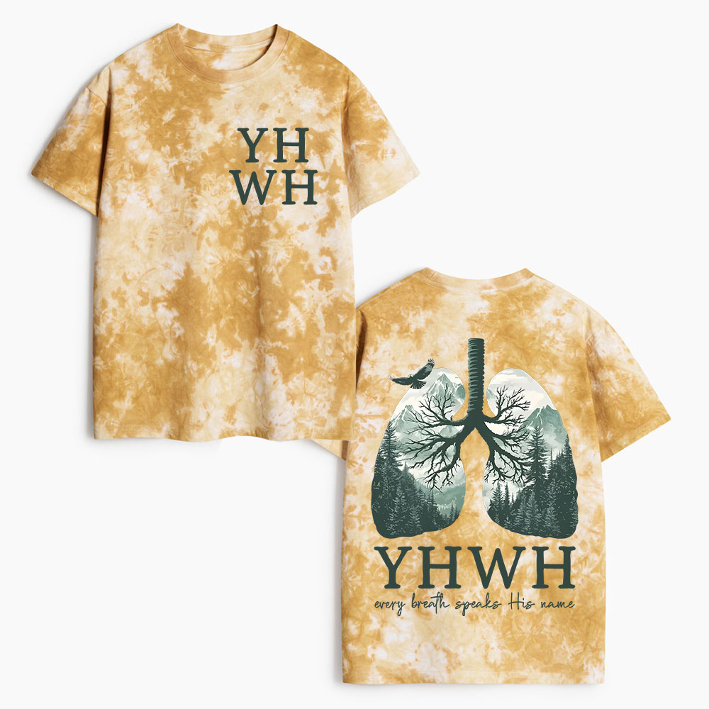YHWH Christian Heavy Cotton Tie Dye T-Shirt