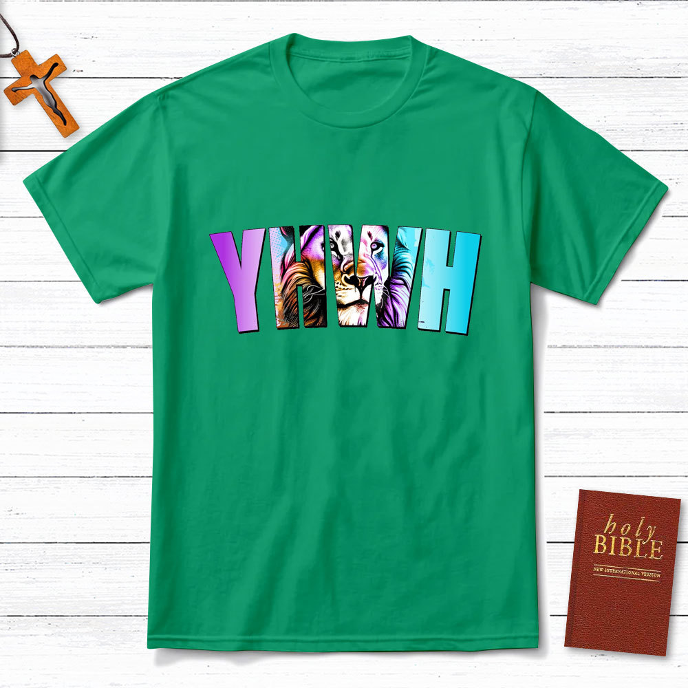 YHWH Christian Lion T-Shirt