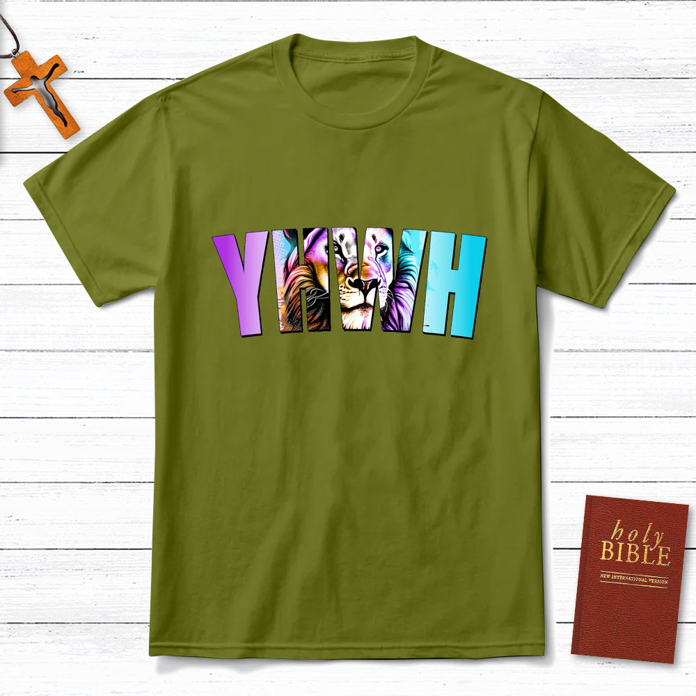 YHWH Christian Lion T-Shirt