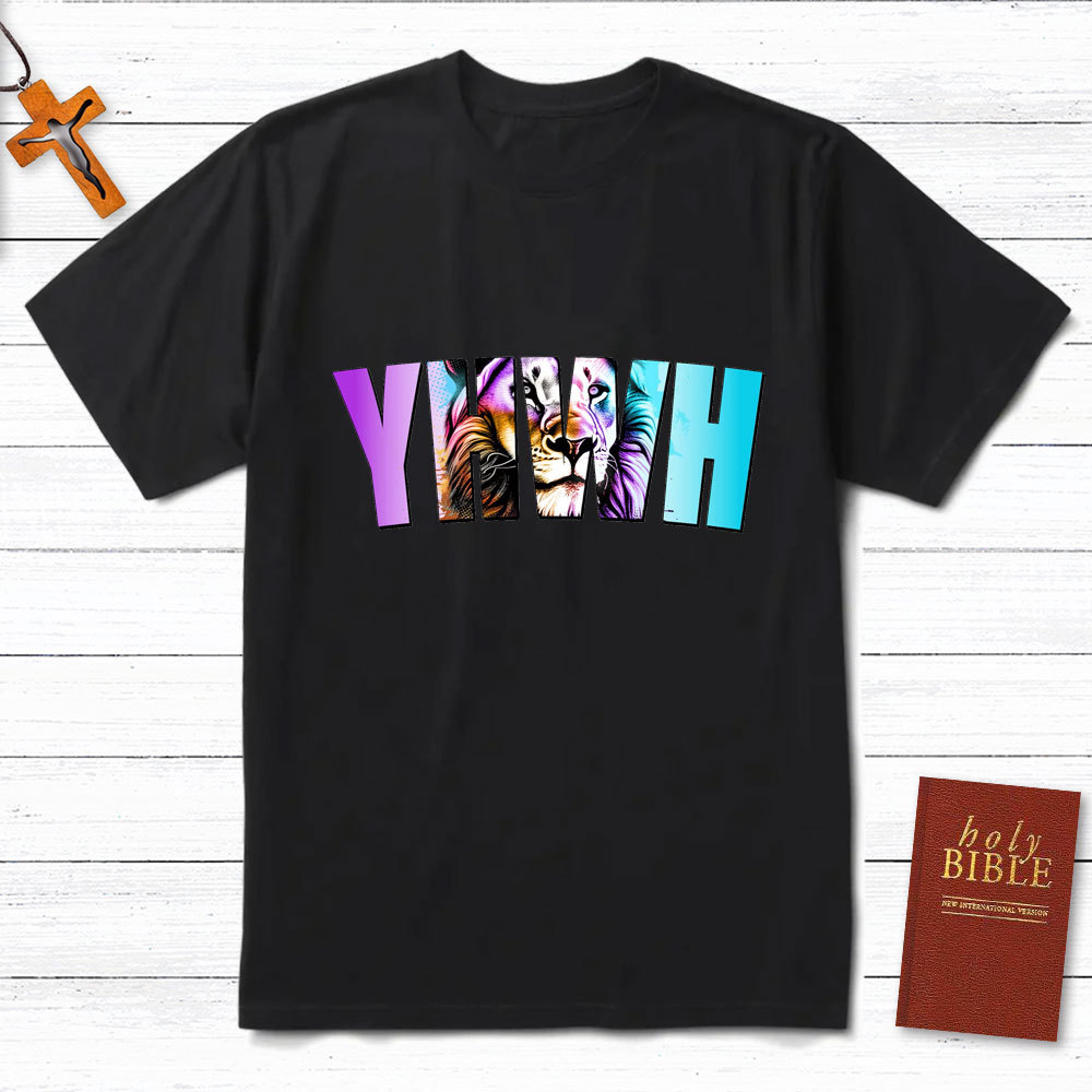 YHWH Christian Lion T-Shirt