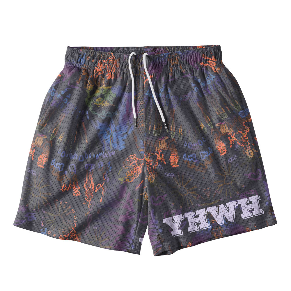 YHWH Christian Mesh Shorts