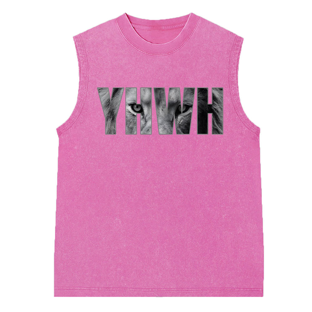 YHWH Christian Washed Sleeveless Tee