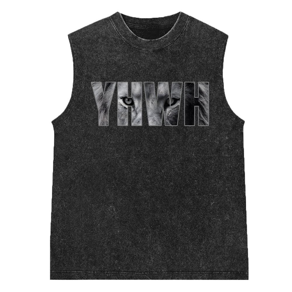 YHWH Christian Washed Sleeveless Tee