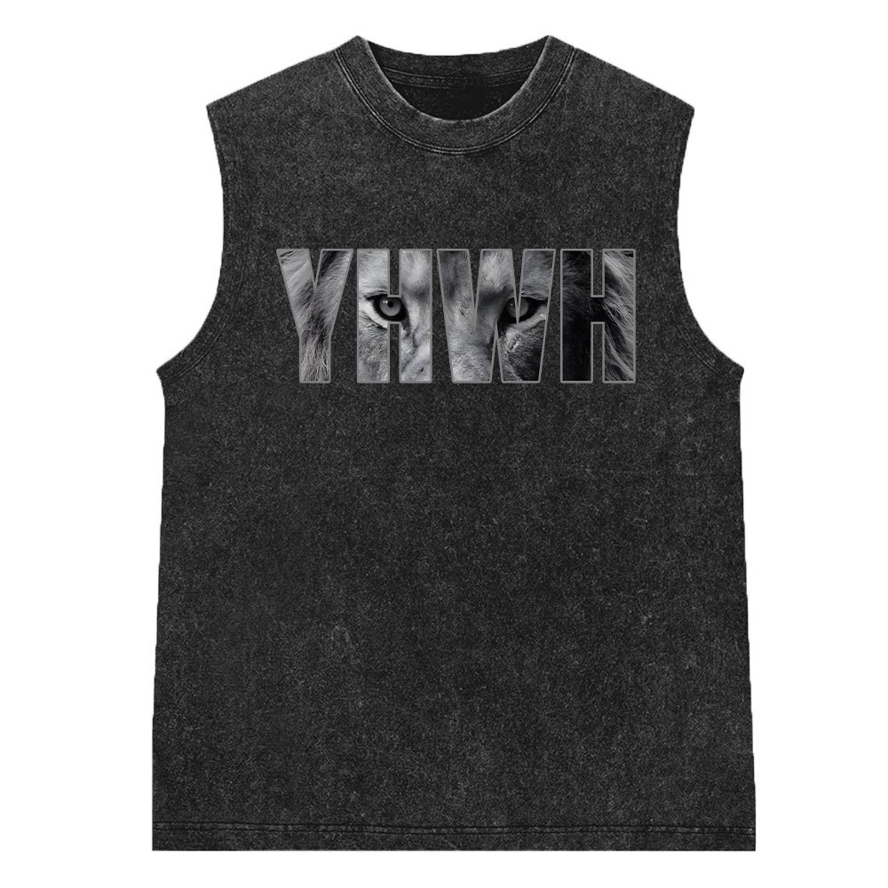 YHWH Christian Washed Sleeveless Tee