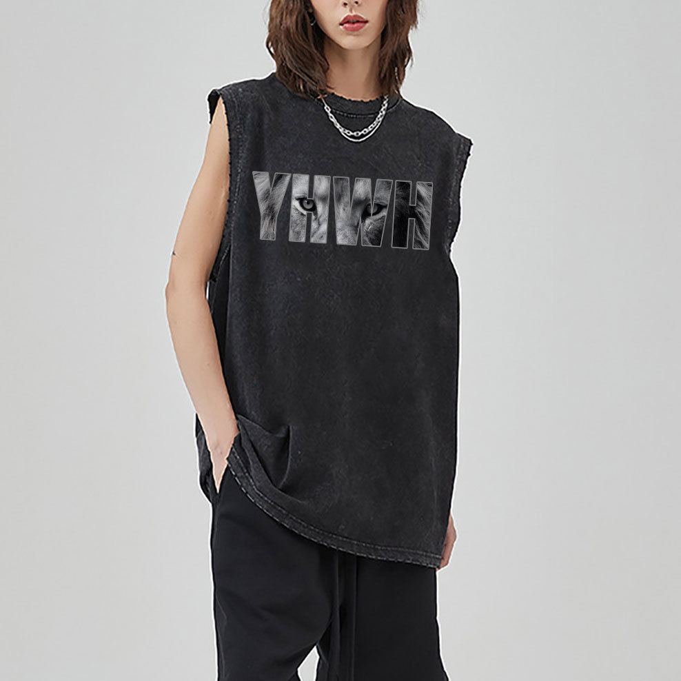 YHWH Christian Washed Sleeveless Tee
