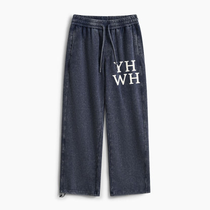 YHWH Christian Washed Sweatpants