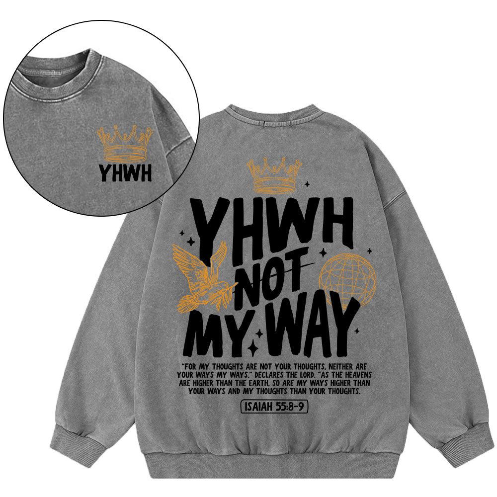 YHWH Christian Washed Sweatshirt