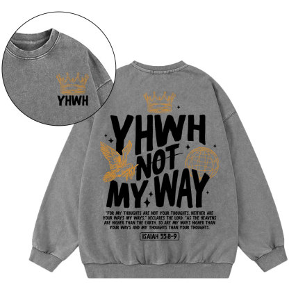 YHWH Christian Washed Sweatshirt