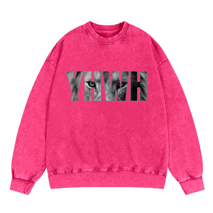 YHWH Christian Washed Sweatshirt