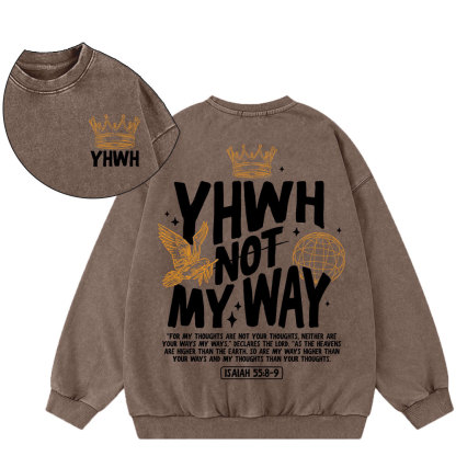 YHWH Christian Washed Sweatshirt