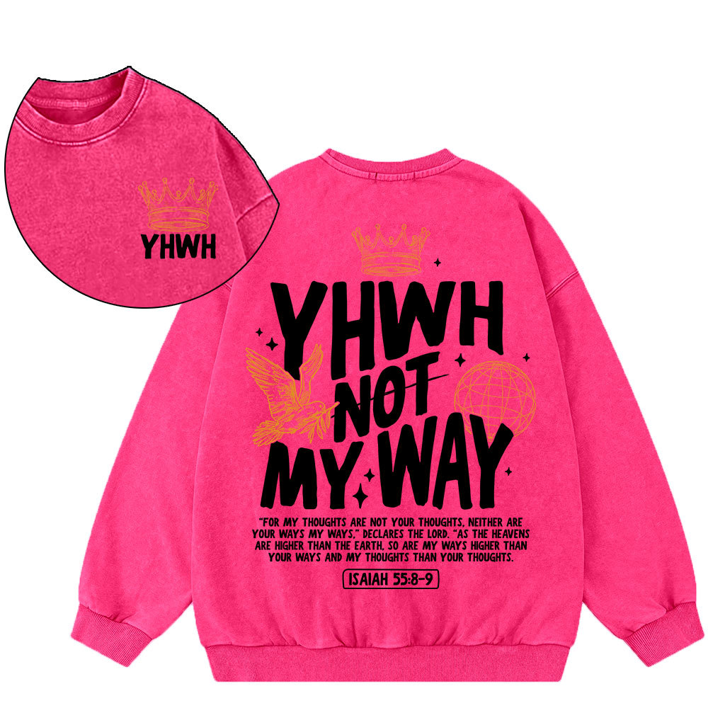 YHWH Christian Washed Sweatshirt