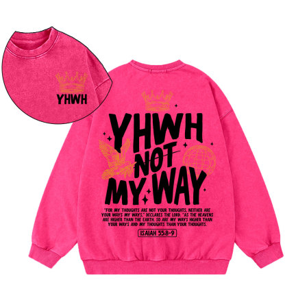 YHWH Christian Washed Sweatshirt