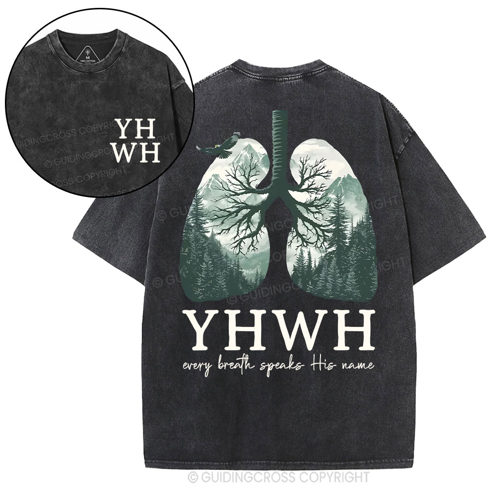 YHWH Christian Washed T-Shirt