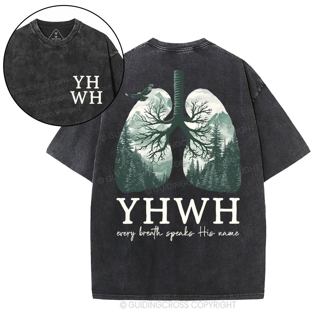 YHWH Christian Washed T-Shirt