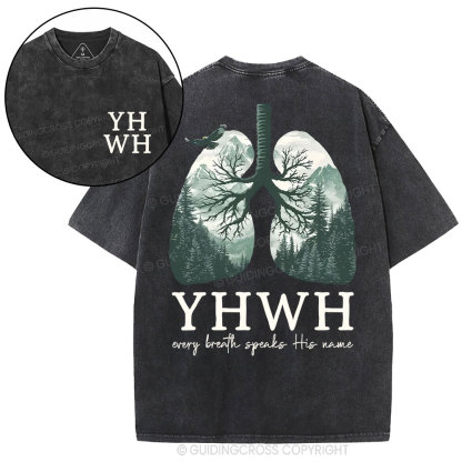 YHWH Christian Washed T-Shirt