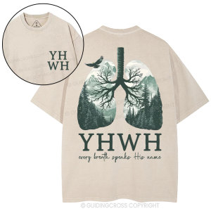 Image of YHWH Christian Washed T-Shirt