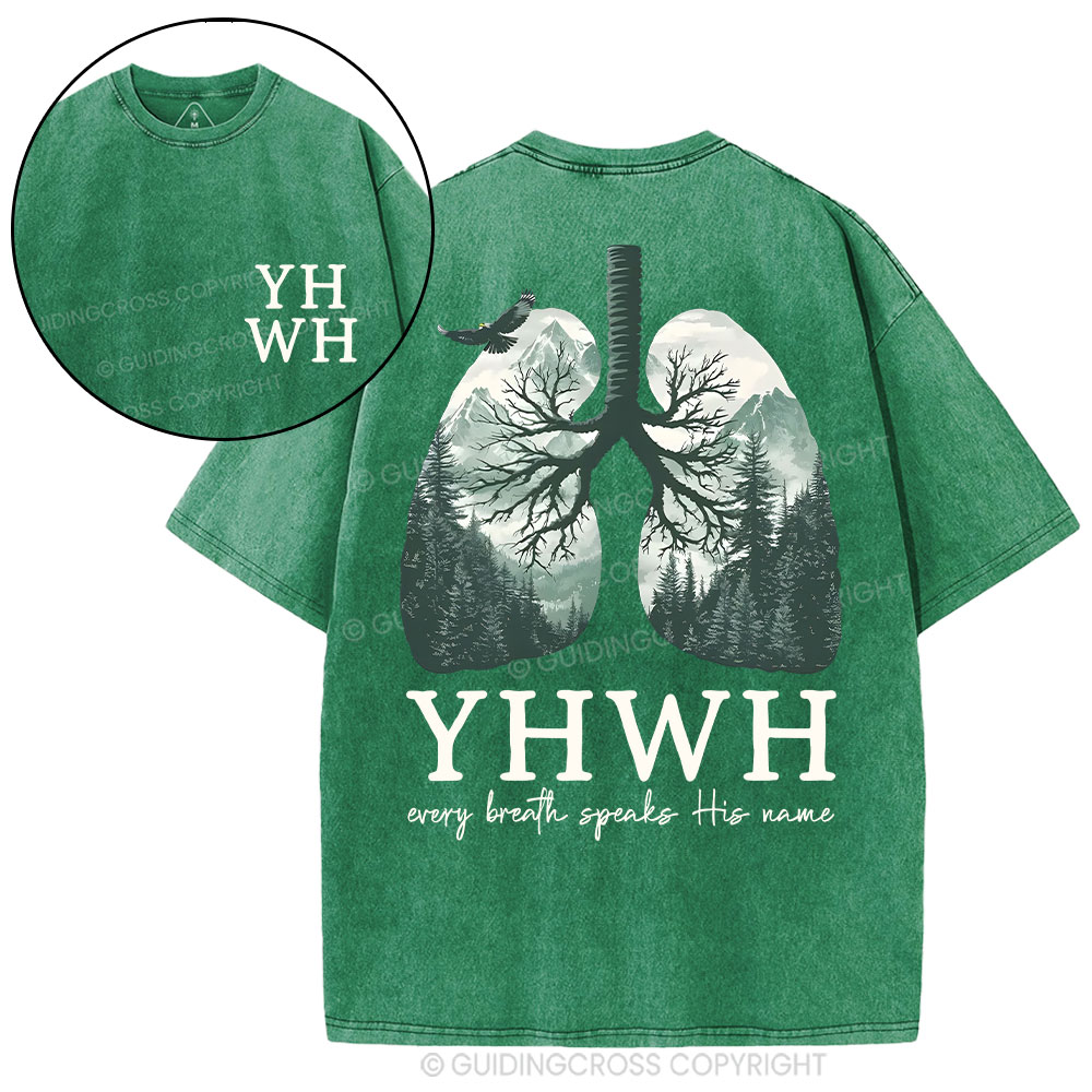 YHWH Christian Washed T-Shirt