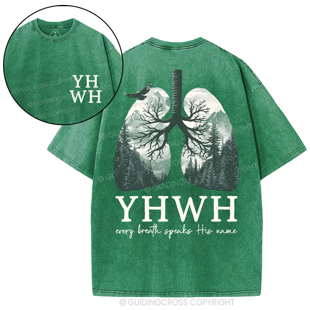 YHWH Christian Washed T-Shirt