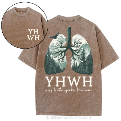 YHWH Christian Washed T-Shirt