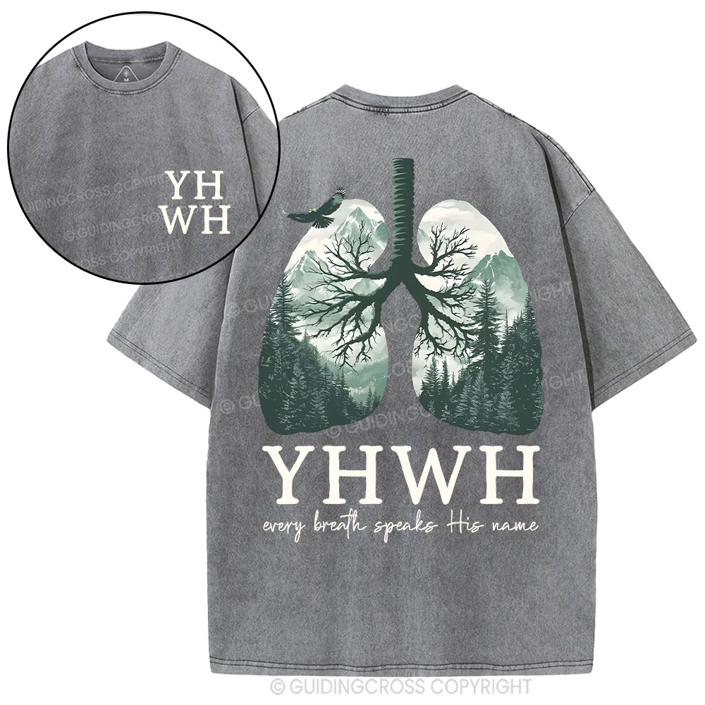 YHWH Christian Washed T-Shirt