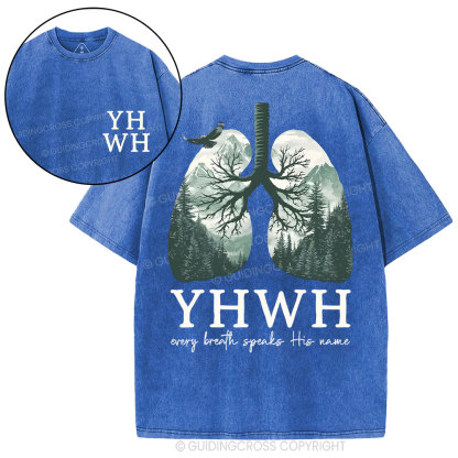 YHWH Christian Washed T-Shirt