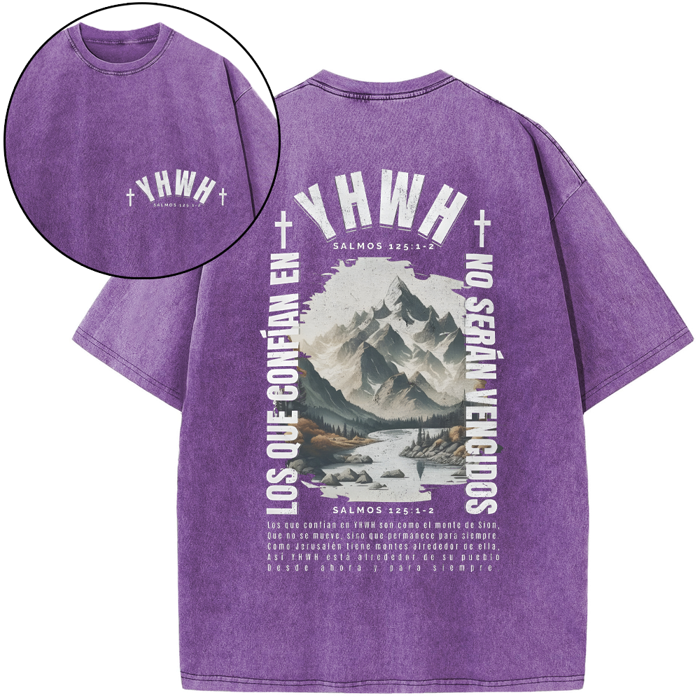 YHWH Christian Washed T-Shirt