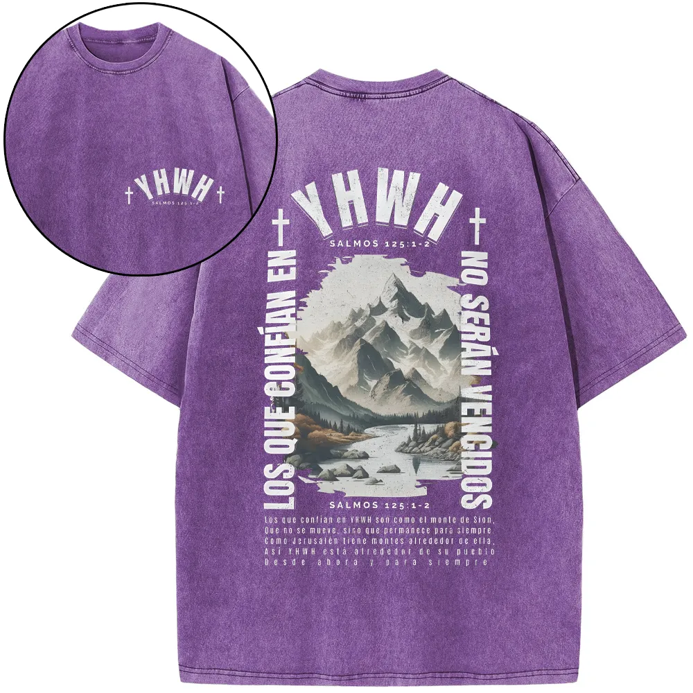 YHWH Christian Washed T-Shirt