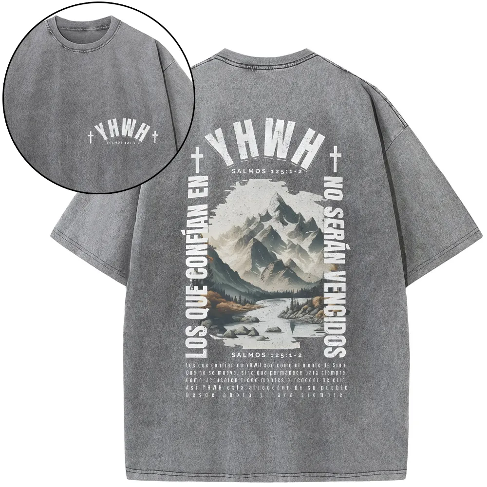 YHWH Christian Washed T-Shirt