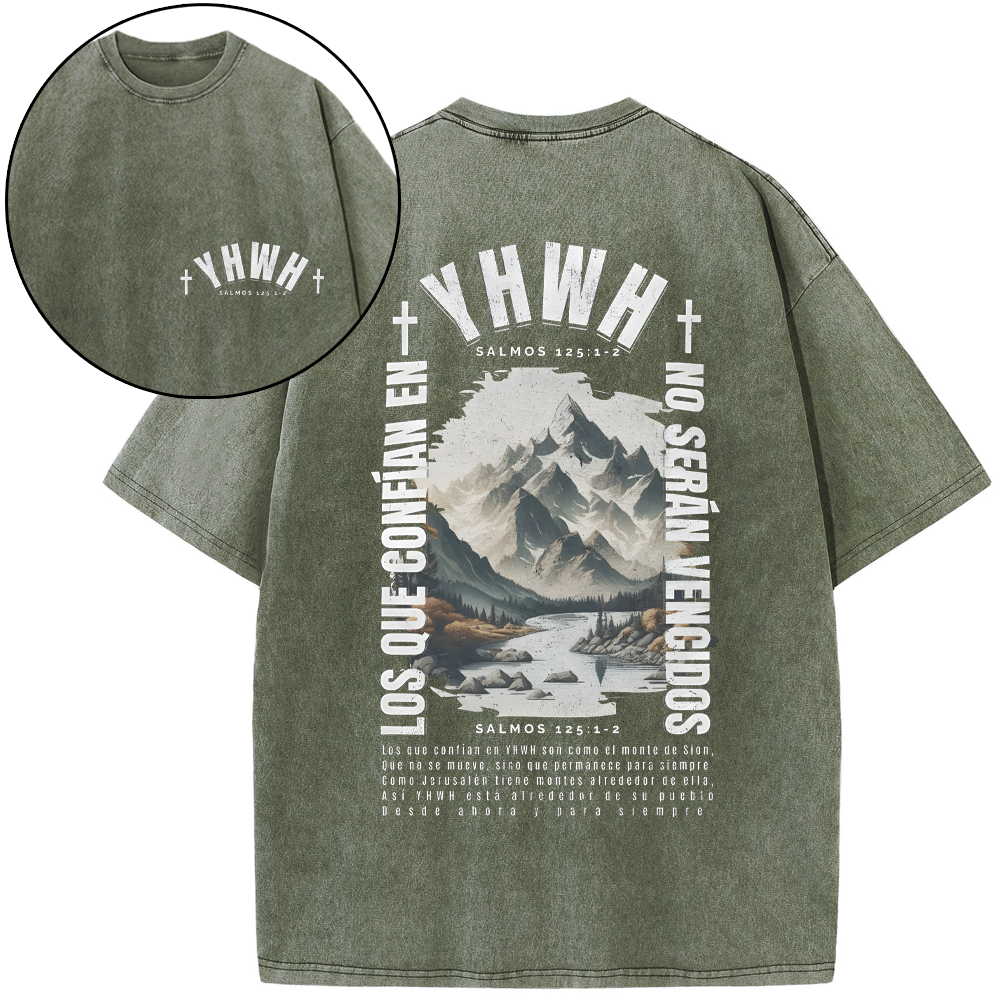 YHWH Christian Washed T-Shirt