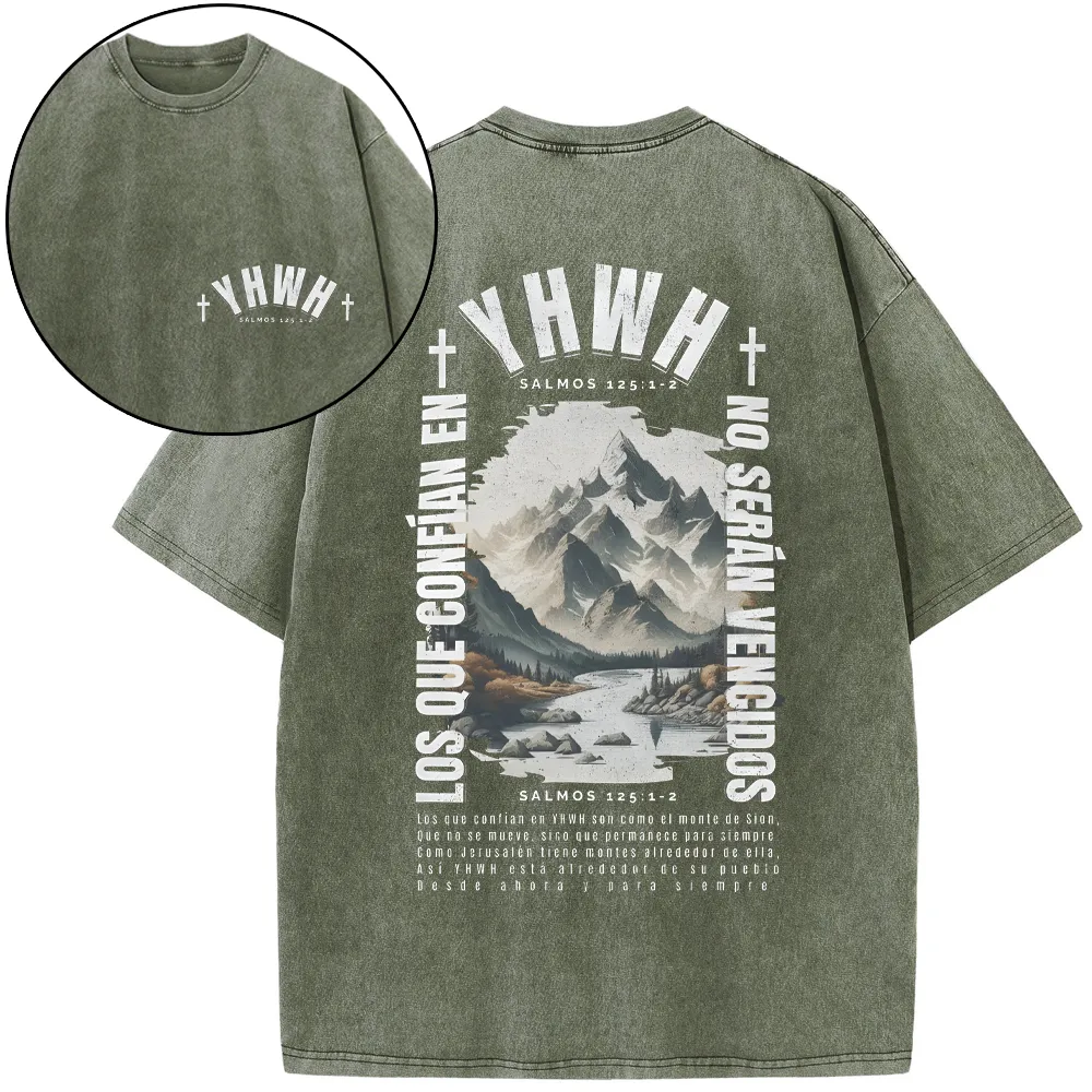 YHWH Christian Washed T-Shirt