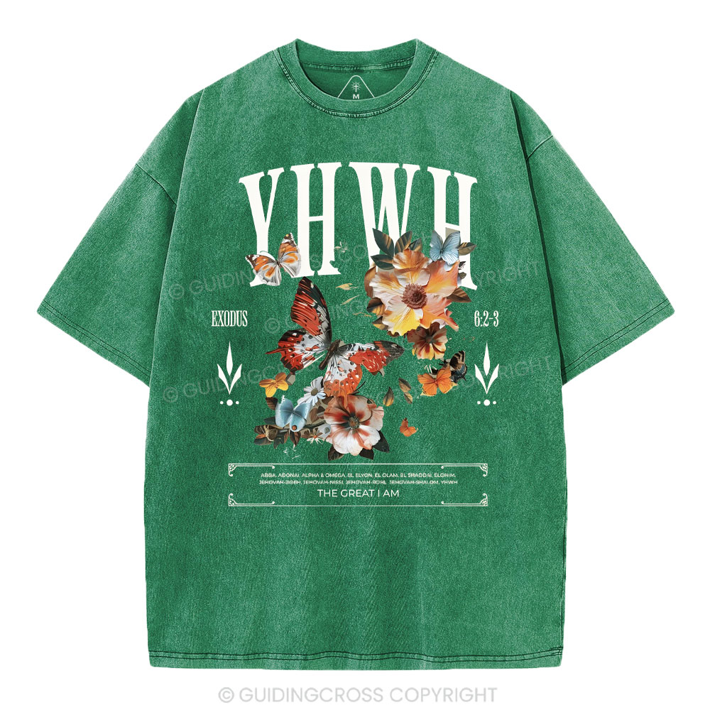 YHWH Christian Washed T-Shirt