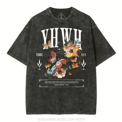 YHWH Christian Washed T-Shirt