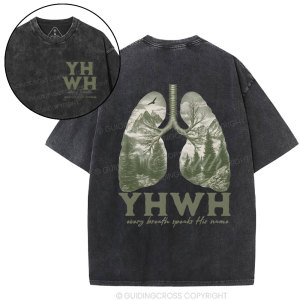 Image of YHWH Christian Washed T-Shirt