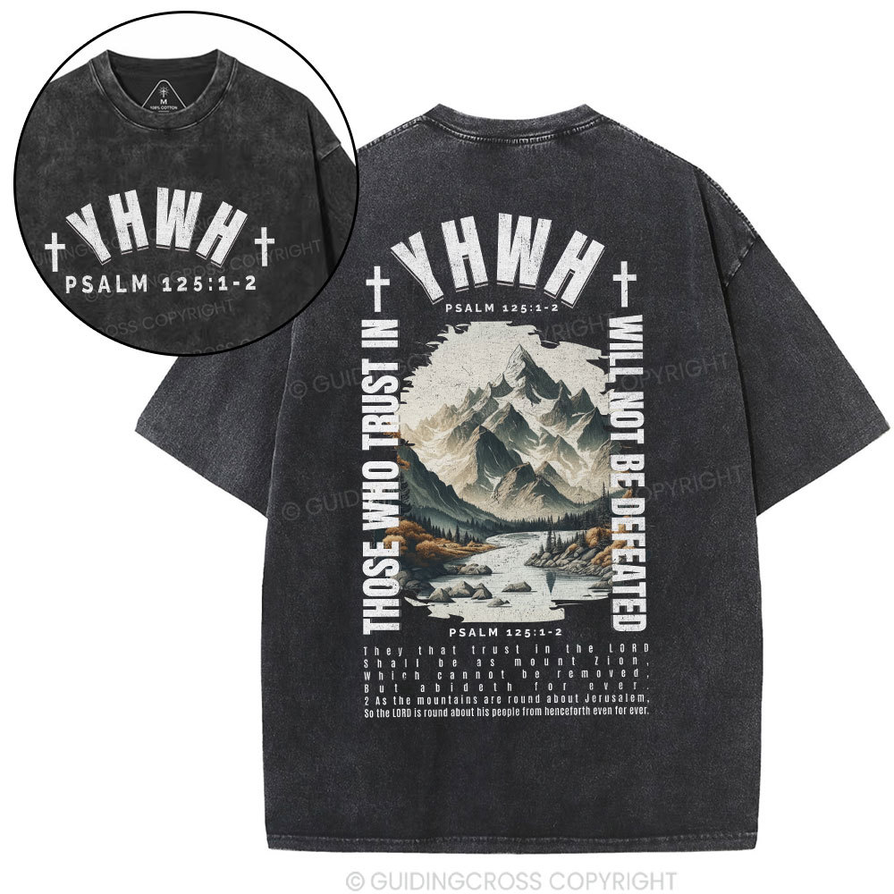YHWH Christian Washed T-Shirt