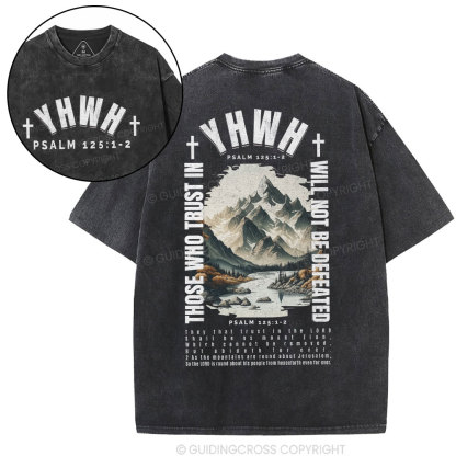 YHWH Christian Washed T-Shirt