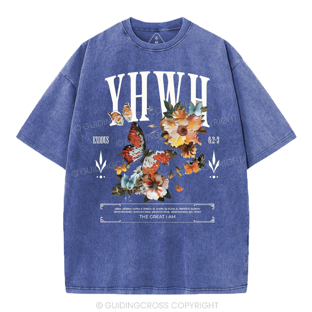 YHWH Christian Washed T-Shirt