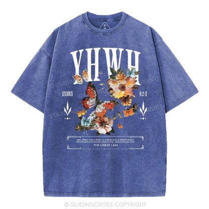 YHWH Christian Washed T-Shirt