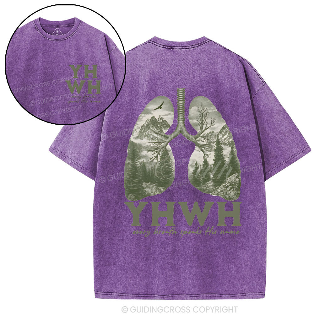 YHWH Christian Washed T-Shirt