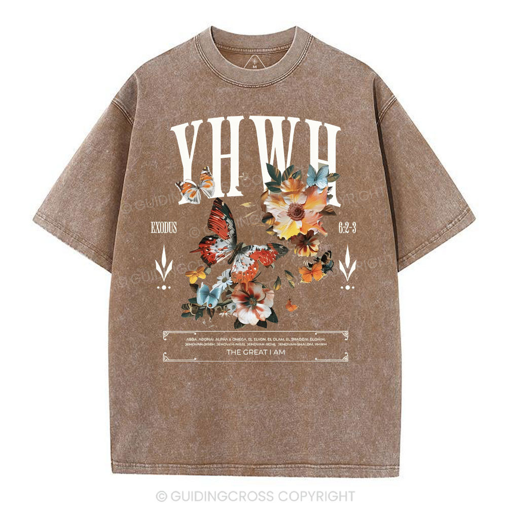 YHWH Christian Washed T-Shirt