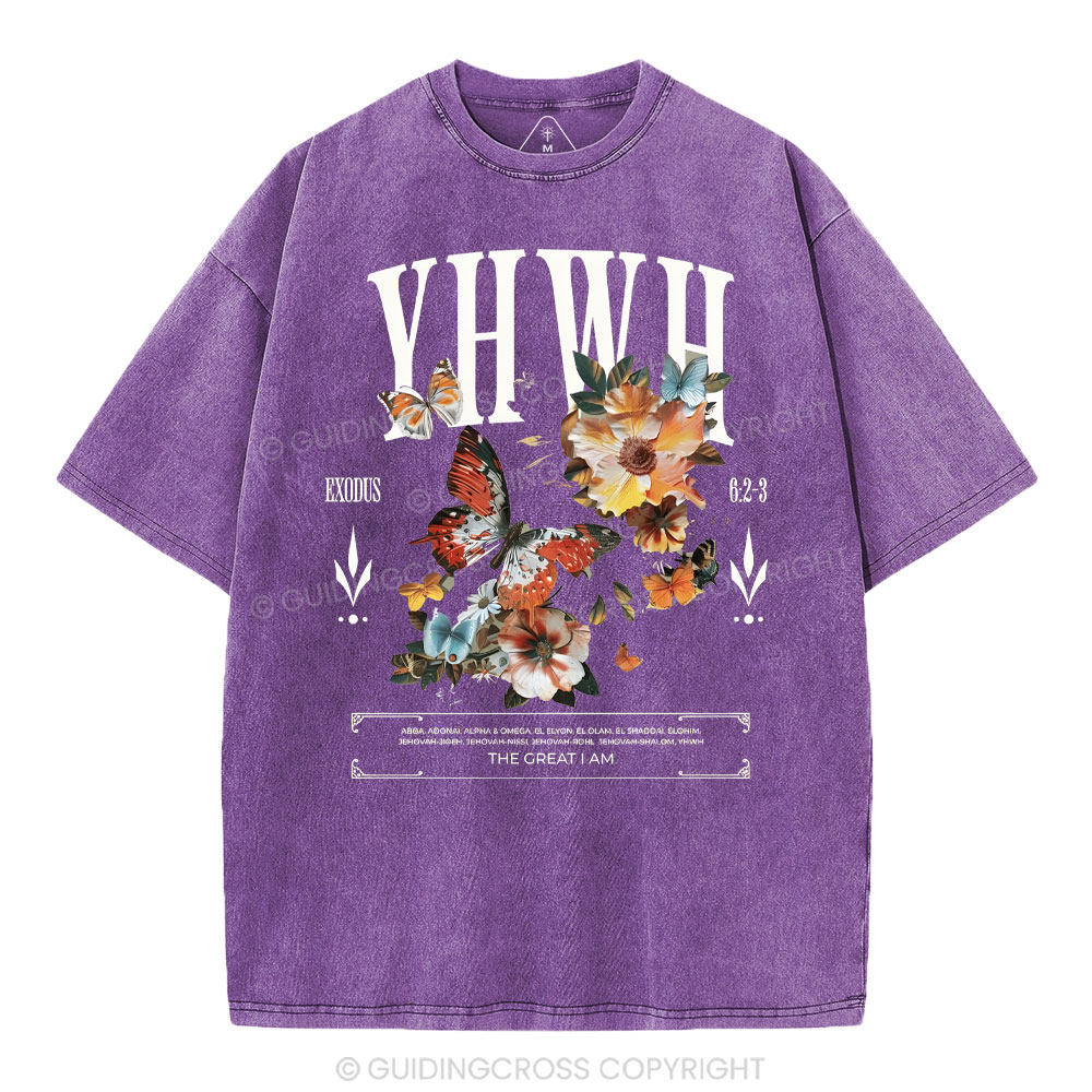 YHWH Christian Washed T-Shirt